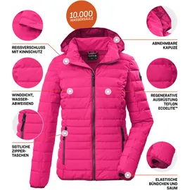 G.I.G.A. DX by killtec Damen Steppjacke/Funktionsjacke mit abzippbarer Kapuze GS 110 WMN QLTD JCKT, pink, 46, 44361-000