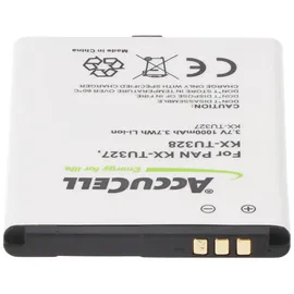 AccuCell Akku für Panasonic KX-TU327, KX-TU328, KX-TU339BJ-LT100010 3,7 Volt 1000mAh