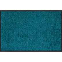 Erwin Müller Fußmatte Mainz, Schmutzfangmatte, Sauberlaufmatte Uni Petrol Größe 60x85 cm - rutschfest, pflegeleicht, für Fußbodenheizung geeignet (weitere Farben, Größen)