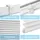 Sekey Plissee 65 x 130 cm Fenstergröße (Velux) weiß