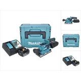 Makita Makita, Schleifmaschine + Poliermaschine, DBO 382 RF1J Akku Schwingschleifer 18 V 93 x 185 mm Brushless + 1x Akku 3,0 Ah + Ladegerät + (200 W)