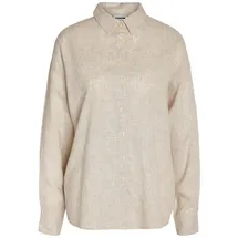 Noisy May Langarmbluse Leilani Beige M