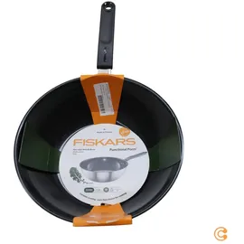 Fiskars Wok Mit Funktioneller Form Und Keramikbeschichtung 28 Cm - Black - One Size