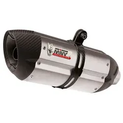 MIVV Suono Auspuffsystem mit EG-BE Edelstahl, Schwarz, Titan