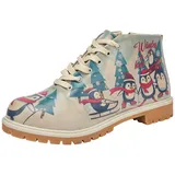 DOGO Damen Shortcut Fashion Boot, Mehrfarbig, 37 EU