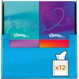 Kleenex® Collection Taschentücher, 12 Würfelschachteln