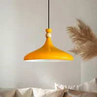Bamyum Pendelleuchte Champion Pendelleuchte Holz Gelb E27