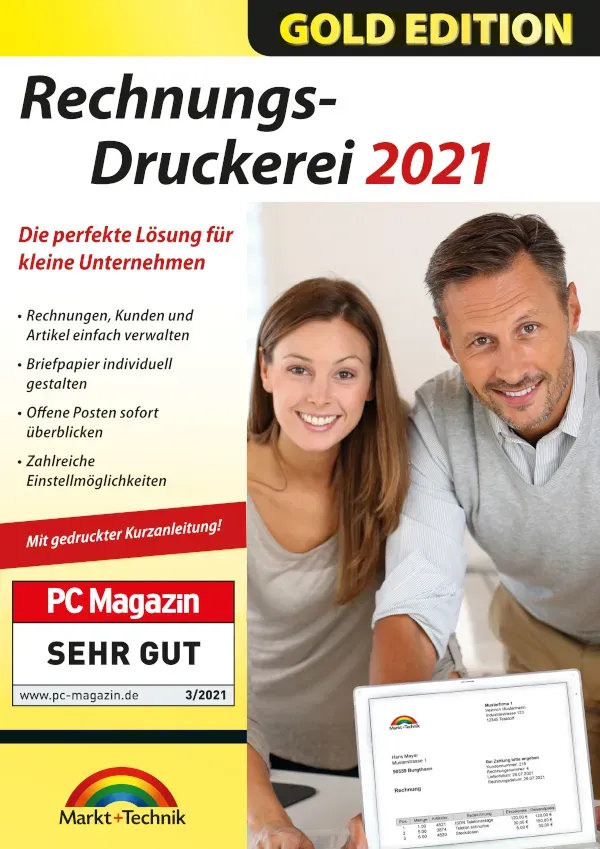 Markt+Technik Rechnungs-Druckerei 2021 Gold Edition