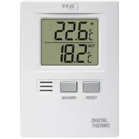 TFA Digitales Innen-Außen-Thermometer 30.1012