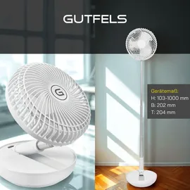 Gutfels Venti 3030 R 17 cm Tischventilator Weiß