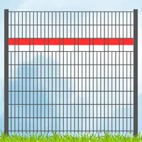 zaun|zu® zaunzu Sichtschutzstreifen Vereinsfarben Rot/Weiß Akzentstreifen