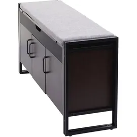Mendler HWC-A27 53 x 110 x 30 cm dunkelbraun / braun