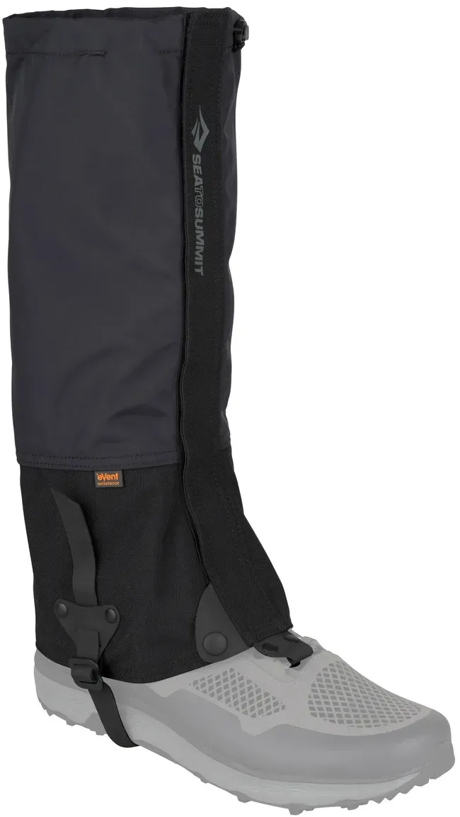 Sea To Summit Alpine Event Gamaschen L (1 Paar, 41-45) - 41-45 - Black