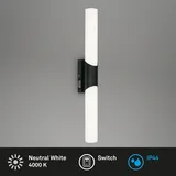 Briloner KLAK LED 1 Stk. Neutralweiß Schwarz 47 x 6,5 x 6,8 cm
