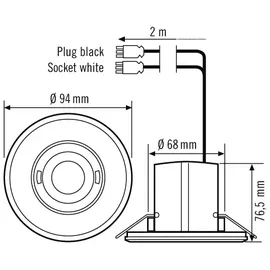 ESYLUX Decken-Bewegungsmelder MD-FLAT EP10424861