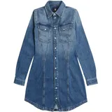 G-Star Pitched Hem Shirtkleid Blau M