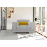 andas Loveseat »Maroon Sessel«, in skandinavischem Design, mit losem Kissen grau