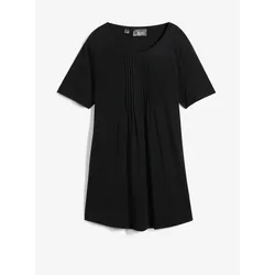 bonprix T-Shirt in A-Linien-Form kurzarm, schwarz, 56/58 (3XL), Viskose