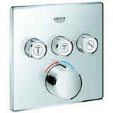 Grohe SmartControl Unterputz-Duscharmatur Einhandmischer eckig für 3 Verbraucher Chrom 29149000