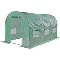 Gewächshaus Frühbeet Treibhaus Tomatenhaus Tunnel Folientunnel 450 X 200 X 200Cm