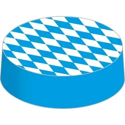 Paper Cap aus Mattkarton Bayern Ø 82 mm, 200 Stück - Mank - Trinkschutz bayerisch Rauten