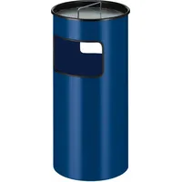 POV Abfallsysteme Ascher-Papierkorb, 50 Liter, Blau