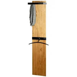 Haku-Möbel Wandgarderobe 54337 Eiche Schwarz