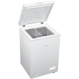 Homex FT1020-W Gefriertruhe | 98 L Nutzinhalt Super-Frost-Funktion | 4-Sterne-Gefrierraum inkl. Ablagekorb