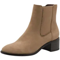Marco Tozzi Damen 2-25345-45 Chelsea-Stiefel, Beige, 38 EU
