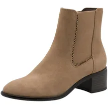 Marco Tozzi Damen 2-25345-45 Chelsea-Stiefel, Beige, 38 EU
