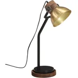 vidaXL Schreibtischlampe 25 w Antik-Messing 18x18x60 cm E27