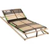 Novel Lattenrost, Holz, Kunststoff, Birke, Buche,Birke, Buche, Schichtholz, vollmassiv,Schichtholz, 7-Zonen, 90x190 cm, Grüner Punkt, Made in Germany, V-Label Vegan, bewegliche Leistenlagerung, Federleisten mit Triokappen, Mittelgurt, individuelle Liegehärteeinstellung, verstellbar, alternative Größen erhältlich, Schlafzimmer, Lattenroste, Lattenrost verstellbar