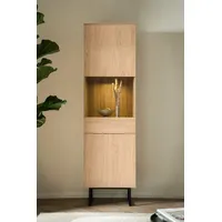 Home Affaire Vitrine »Lund, moderner Hochschrank, Glasvitrine mit Kufengestell