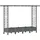 vidaXL Hochbeet mit Rankgitter und Dach 203 x 40 x 127 cm Hellgrau