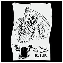 Sensenmann R.I.P Reaper | Airbrush Schablone  ca. A4