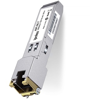 ipolex 1G SFP zu RJ45 Kupfer Transceiver, 1000Base-T Mini GBIC Modul Kompatibel mit Cisco GLC-T/SFP-GE-T, Meraki MA-SFP-1GB-TX, Ubiquiti UF-RJ45-1g, Mikrotik S-RJ01 und mehr, bis zu 100 meters