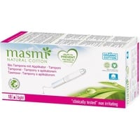 Masmi Bio Tampons light mini mit Applikator 18 St.