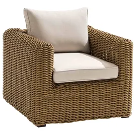 Oviala Zanzibar Gartenlounge-Ecksofa 8-tlg. braun