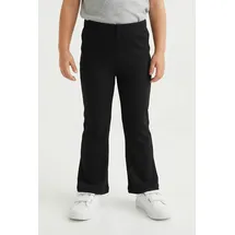 only & kids KOGFEVER RIB FLARED PANTS Schwarz 128