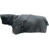 Regendecke 100% wasserdicht mit Steigbügelöffnung grau size L. 6'6-7'0 grau|grau 110.5 MM