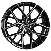 Borbet BY 8,0 x 18 5 x 108 ET45 MB72,5 Schwarz Poliert