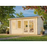 Palmako Gartenhaus Iris 11,1 m2 - 44 mm Grau