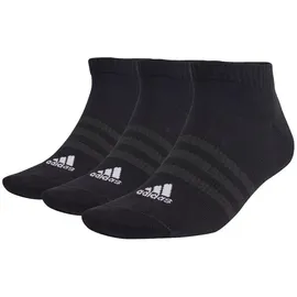 adidas Thin and Light Sportswear Low-Cut Socken, 3 Paar Black / White 43-45