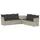 vidaXL Sofa Set 7-tlg. Hellgrau/Dunkelgrau Polyrattan/Stahl