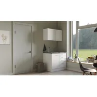 Flex-Well Küchenzeile Lucca 100 cm Weiß