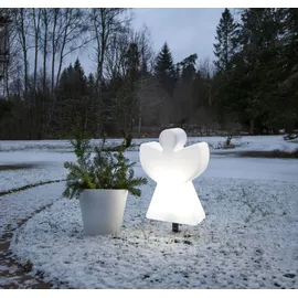 star trading deutschland gmbh Deko-Engel 'Angel', weiß, 40x55 cm, für E27