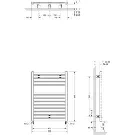 Schulte Turbo 307 Watt weiß