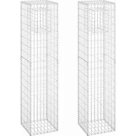 vidaXL Gabionensäulen 40 x 40 x 180 cm