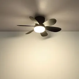 GLOBO Deckenventilator 51 cm Schwarz