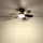 GLOBO Deckenventilator 51 cm Schwarz